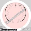 Bromsbackar, sats ZIMMERMANN - 10990.156.4