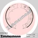 Bromsbackar, sats ZIMMERMANN - 10990.158.0