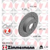 Sats om 2 bromsskivor ZIMMERMANN - 150.2931.52