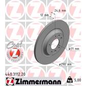 Sats om 2 bromsskivor ZIMMERMANN - 440.3112.20