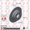 Sats om 2 bromsskivor ZIMMERMANN - 610.1197.52