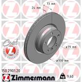Sats om 2 bromsskivor ZIMMERMANN - 150.2901.20