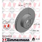 Sats om 2 bromsskivor ZIMMERMANN - 150.3403.20