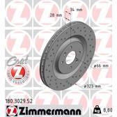 Sats om 2 bromsskivor ZIMMERMANN - 180.3029.52