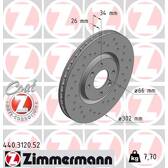 Sats om 2 bromsskivor ZIMMERMANN - 440.3120.52