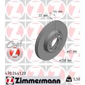 Sats om 2 bromsskivor ZIMMERMANN - 470.2441.20