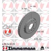 Juego de 2 discos de freno ZIMMERMANN - 470.2432.20