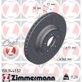 Disco freno (all' unità) ZIMMERMANN - 150.3441.52