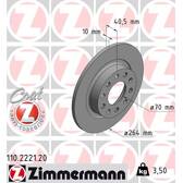 Set freni a disco ZIMMERMANN - 110.2221.20
