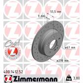 Set freni a disco ZIMMERMANN - 400.1412.52