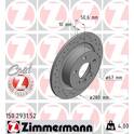 Jeu de 2 disques de frein ZIMMERMANN - 150.2931.52