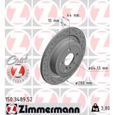 Jeu de 2 disques de frein ZIMMERMANN - 150.3489.52