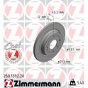 Jeu de 2 disques de frein ZIMMERMANN - 250.1392.20