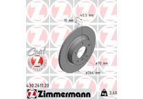 Jeu de 2 disques de frein