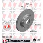 Jeu de 2 disques de frein ZIMMERMANN - 100.1222.20