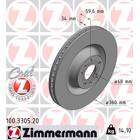 Disque de frein (à l'unité) ZIMMERMANN - 100.3305.20