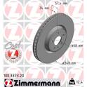 Disque de frein (à l'unité) ZIMMERMANN - 100.3373.20