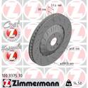 Disque de frein (à l'unité) ZIMMERMANN - 100.3375.70
