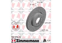 Jeu de 2 disques de frein