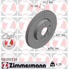 Jeu de 2 disques de frein ZIMMERMANN - 150.2927.20