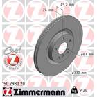 Jeu de 2 disques de frein ZIMMERMANN - 150.2930.20