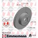 Jeu de 2 disques de frein ZIMMERMANN - 150.3403.20