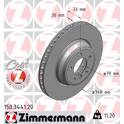 Disque de frein (à l'unité) ZIMMERMANN - 150.3441.20