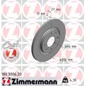 Jeu de 2 disques de frein ZIMMERMANN - 180.3006.20