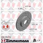 Jeu de 2 disques de frein ZIMMERMANN - 230.2357.52