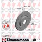 Jeu de 2 disques de frein ZIMMERMANN - 230.2359.52