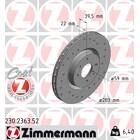 Jeu de 2 disques de frein ZIMMERMANN - 230.2363.52