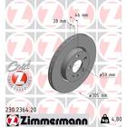 Jeu de 2 disques de frein ZIMMERMANN - 230.2364.20