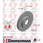 Jeu de 2 disques de frein ZIMMERMANN - 250.1343.20