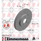 Jeu de 2 disques de frein ZIMMERMANN - 250.1344.52