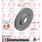 Jeu de 2 disques de frein ZIMMERMANN - 250.1365.52
