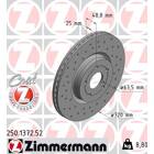 Jeu de 2 disques de frein ZIMMERMANN - 250.1372.52