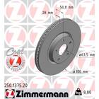 Jeu de 2 disques de frein ZIMMERMANN - 250.1375.20