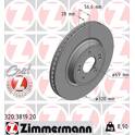 Jeu de 2 disques de frein ZIMMERMANN - 320.3819.20