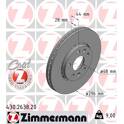 Jeu de 2 disques de frein ZIMMERMANN - 430.2638.20