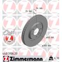 Jeu de 2 disques de frein ZIMMERMANN - 440.3106.20