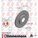 Jeu de 2 disques de frein ZIMMERMANN - 440.3136.20