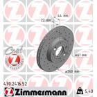 Jeu de 2 disques de frein ZIMMERMANN - 470.2416.52
