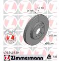 Jeu de 2 disques de frein ZIMMERMANN - 470.5402.20