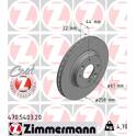 Jeu de 2 disques de frein ZIMMERMANN - 470.5403.20