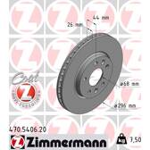 Jeu de 2 disques de frein ZIMMERMANN - 470.5406.20