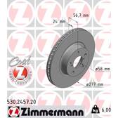 Jeu de 2 disques de frein ZIMMERMANN - 530.2457.20