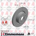 Jeu de 2 disques de frein ZIMMERMANN - 550.5602.20