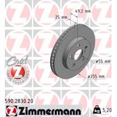 Jeu de 2 disques de frein ZIMMERMANN - 590.2830.20