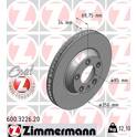 Disque de frein (à l'unité) ZIMMERMANN - 600.3226.20