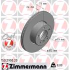 Brake disc set (2) ZIMMERMANN - 150.2900.20